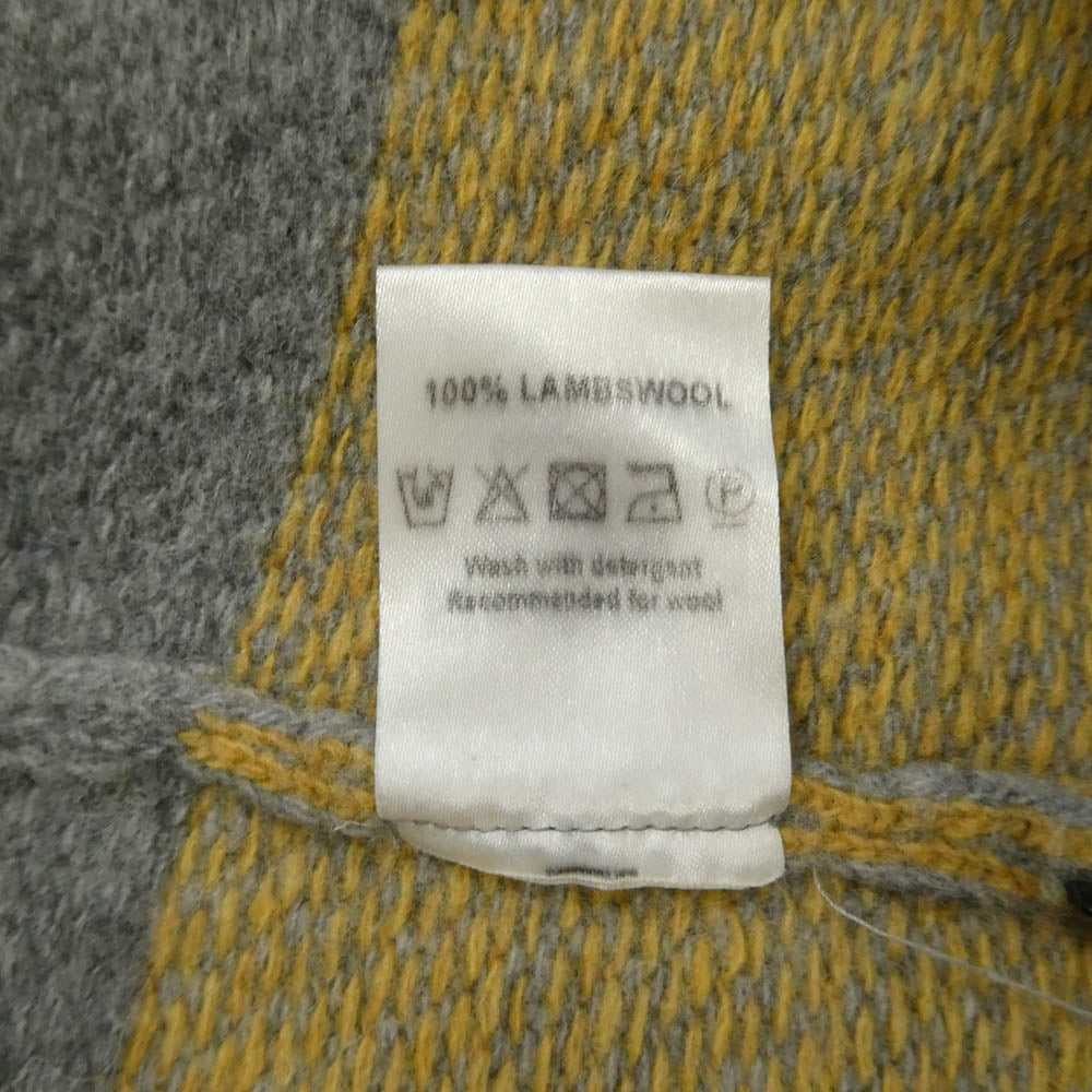 Barbour バブアー MKN0787GY62 ショルダースナップ クルーネック ボーダー ニット セーター グレー系 L【中古】