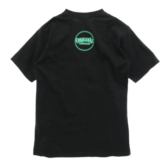 TENDERLOIN テンダーロイン 19SS × PRO CLUB T-TEE WH プロクラブ グラフィック プリント コットン 半袖 Tシャツ ブラック系 M【中古】