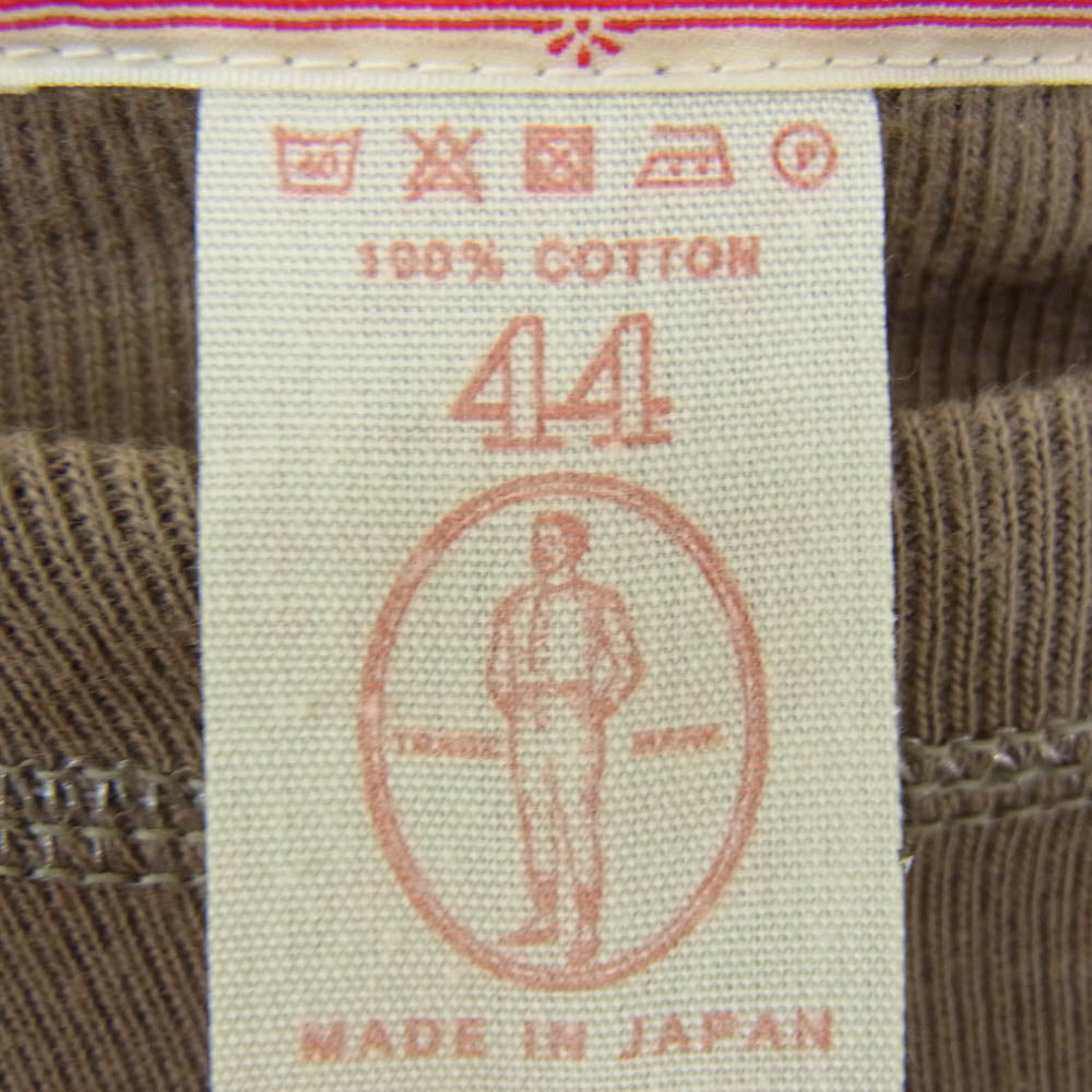 オールドホームステッダー INTERLOCK CREWNECK LONG SLEEVE 長袖 Tシャツ カットソー カーキ系 44【中古】