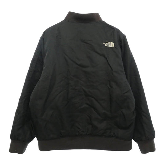 THE NORTH FACE ノースフェイス NY01470 Q THREE JACKET MA-1 ナイロン キュースリー フライトジャケット ボンバージャケット ブラック系 L【中古】