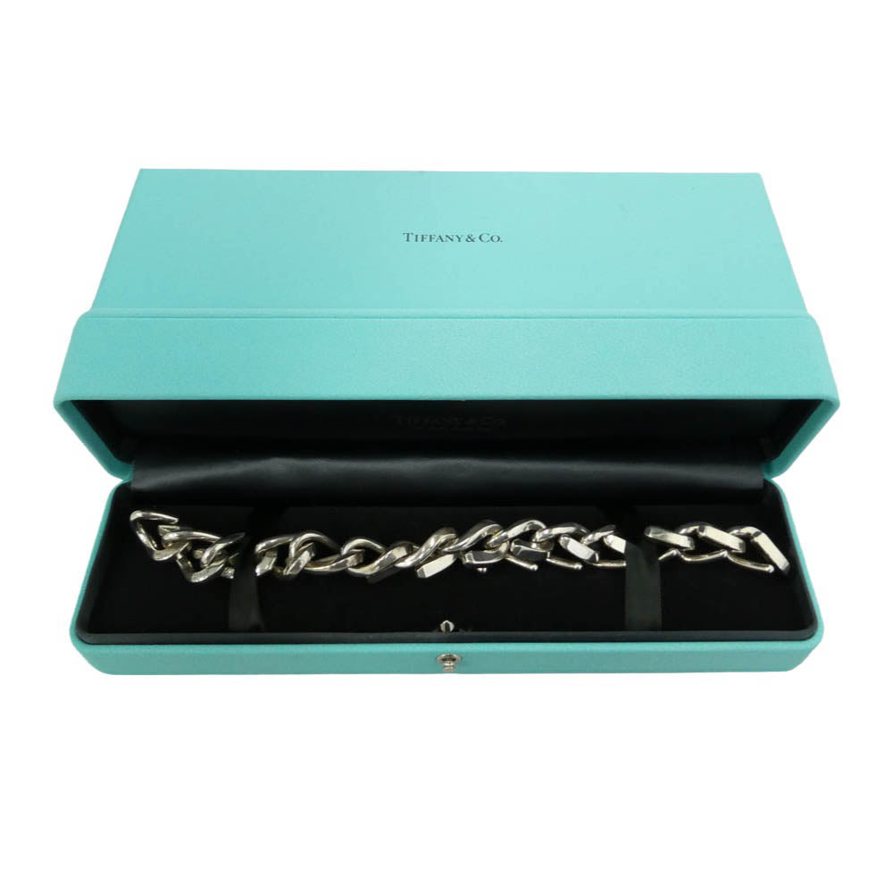 TIFFANY&Co. ティファニー FORGE LARGE LINK フォージラージリンク ブレスレット シルバー系【中古】