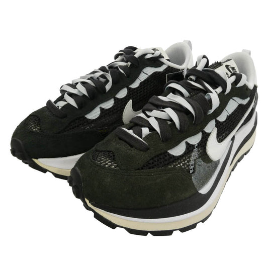 NIKE ナイキ Sacai サカイ CV1363-001 【フェイクバスターズ鑑定済】× sacai Vapor Waffle サカイ ヴェイパーワッフル ローカット スニーカー オフホワイト系 ブラック系 27cm【極上美品】【中古】