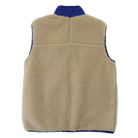 patagonia パタゴニア 25aw 23049 Retro-X Vest クラシック レトロX ボア ベスト ベージュ系 ブルー系 L【極上美品】【中古】