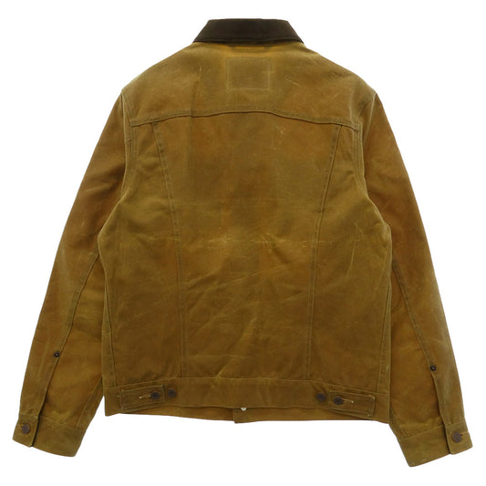 Levi's リーバイス FILSON フィルソン USA製 × FILSON TRUCKER JACKET フィルソン コットン オイルフィニッシュ トラッカージャケット ブラウン系 L【美品】【中古】