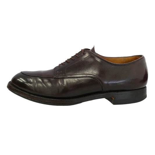 ALDEN オールデン 54321 USA製 Vチップ アルガンコン オックスフォード シェルコードバン レザー シューズ ワインレッド系 8.5【中古】