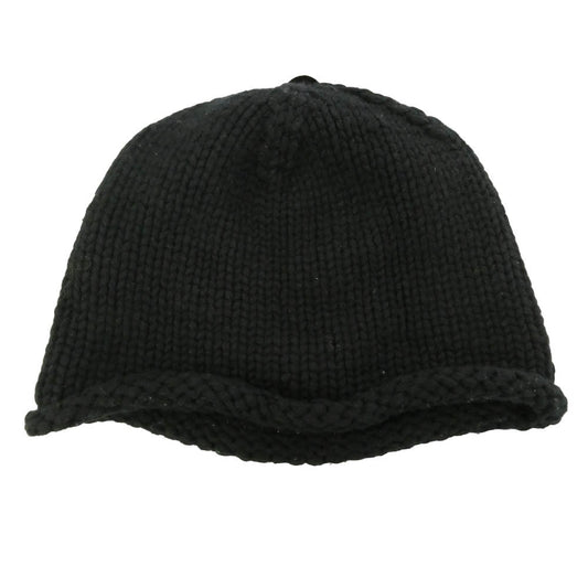 CHROME HEARTS クロムハーツ(原本無) 修理保証確認書付属 BS FLARE BEANIE BSフレアパッチ付き ビーニー ニットキャップ 帽子 ブラック系【中古】