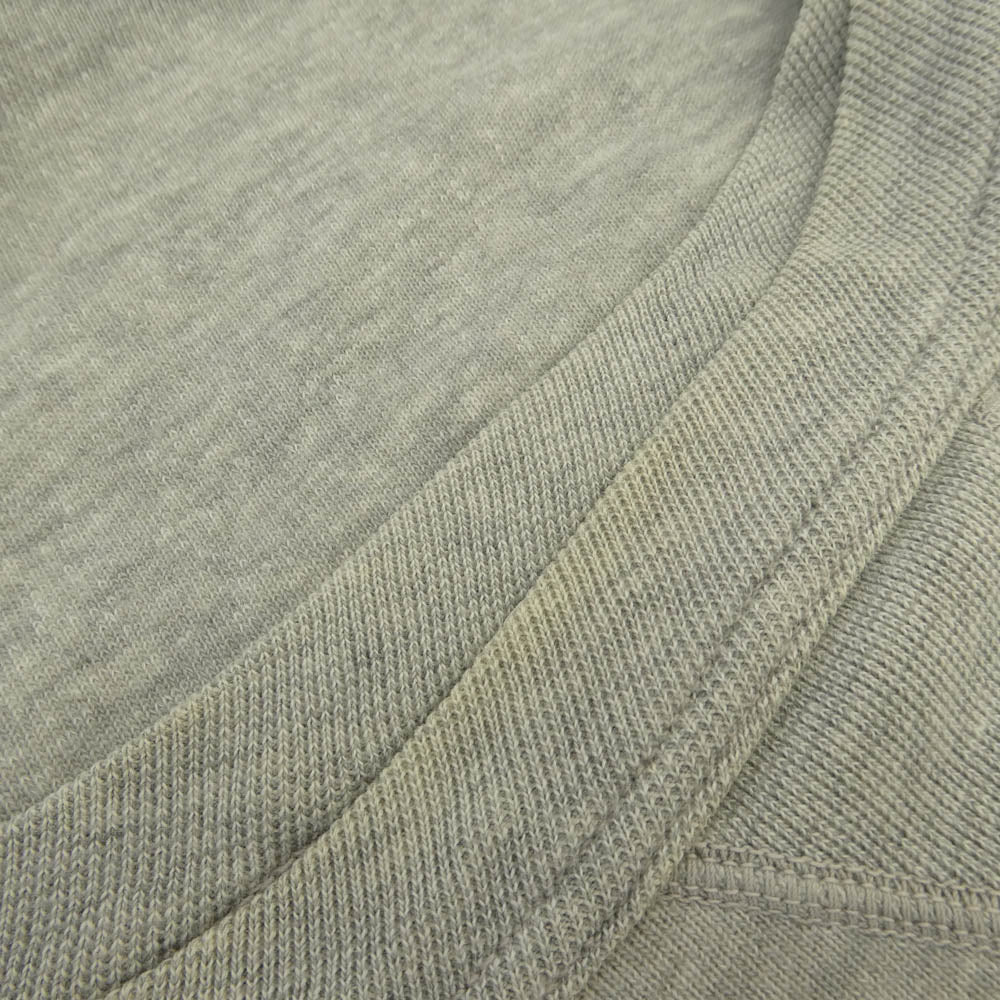 FULLCOUNT フルカウント 両Vガゼット コットン 半袖 スウェット トレーナー Tシャツ グレー系 S【中古】