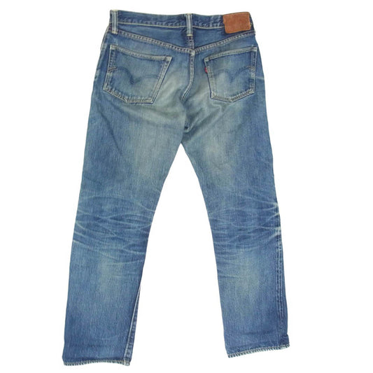 FULLCOUNT フルカウント 101 Slim Straight Denim Pants スリム ストレート ボタンフライ デニムパンツ ジーンズ インディゴブルー系 サイズ表記無【中古】