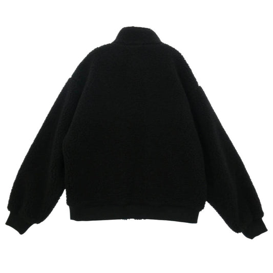 Y's Yohji Yamamoto ワイズ ヨウジヤマモト NEW ERA ニューエラ 25AW YL-T83-952 × New Era ニューエラ BOA BLOUSON ボア フリース ジップアップ ブルゾン ブラック系 L【中古】