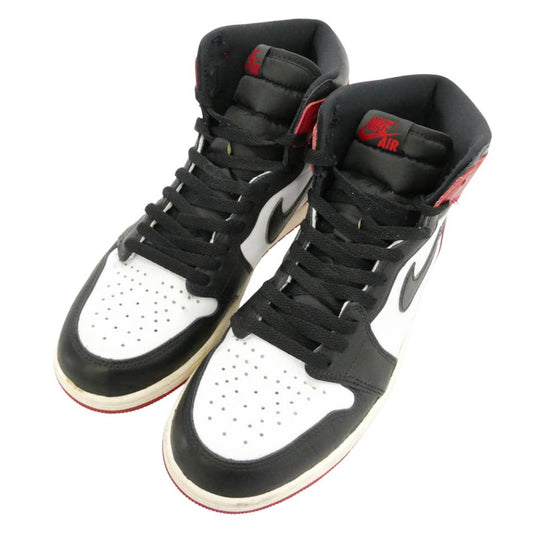 NIKE ナイキ DZ5485-106 Air Jordan 1 Retro High OG Black Toe Reimagined エアジョーダン1 レトロ ハイ ブラックトゥ リイマジンド ハイカット スニーカー マルチカラー系 27cm【中古】