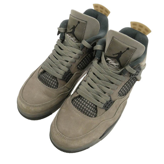 NIKE ナイキ FV5029-200 AIR JORDAN 4 RETRO CAVE STONE BLACK-PHANTOM エアジョーダン4 レトロ ケイブストーン ブラックファントム ハイカット スニーカー チャコール系 ブラック系 27cm【中古】