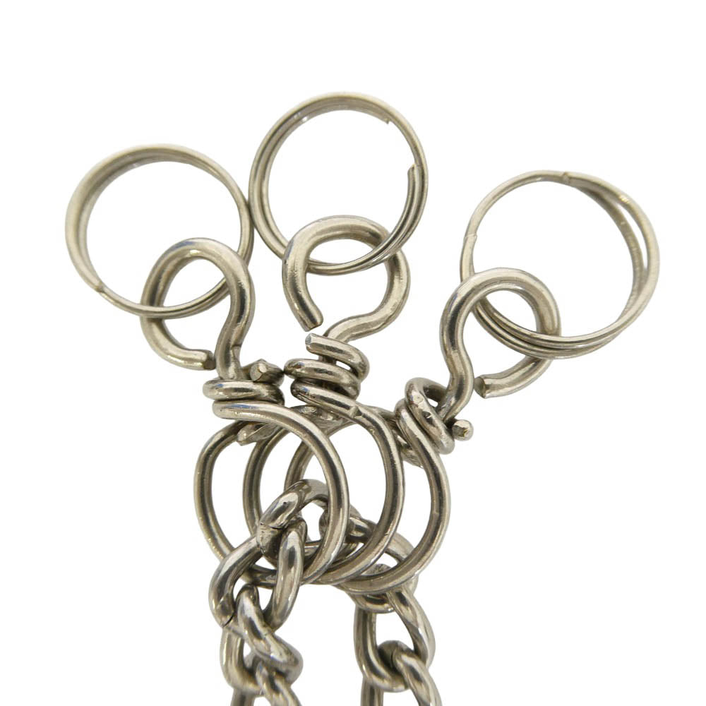 JEAN-PAUL GAULTIER ジャンポールゴルチエ ロゴ プレート キーチェーン シルバー系【中古】