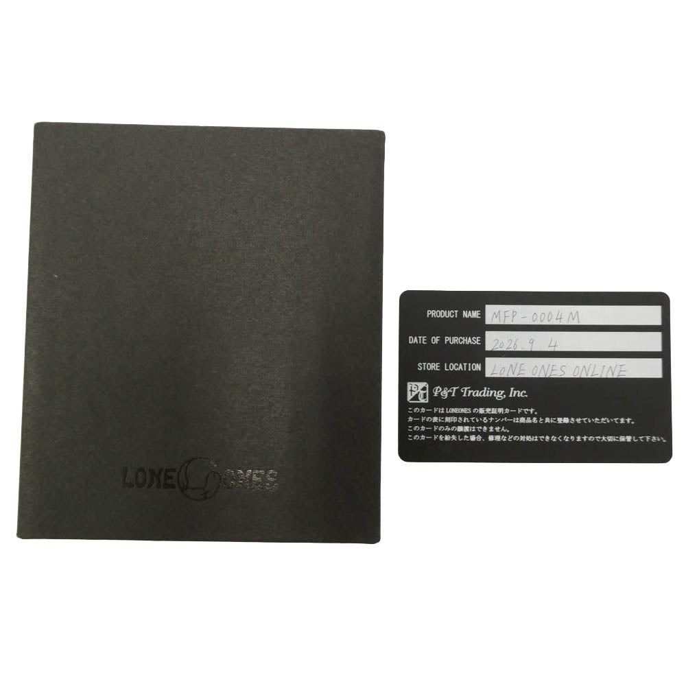 LONE ONES ロンワンズ MFP-0004M 2026年ギャランティ付属 MF Pendant Crane Bell Medium M クレーンベル ペンダント ミディアム シルバー系【極上美品】【中古】