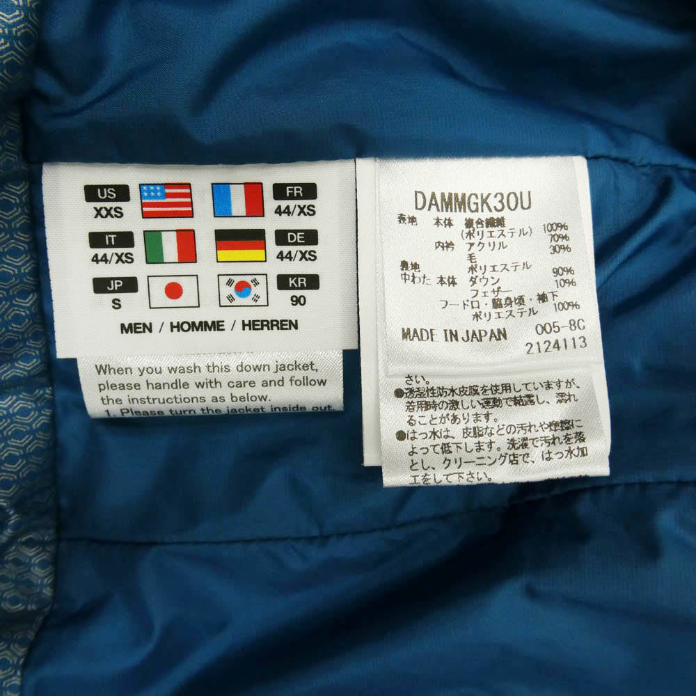 DESCENTE デサント DAMMGK30U ALLTERRAIN オルテライン MOUNTAINEER 水沢ダウン マウンテニア ダウン ジャケット ライトブルー系 S【中古】