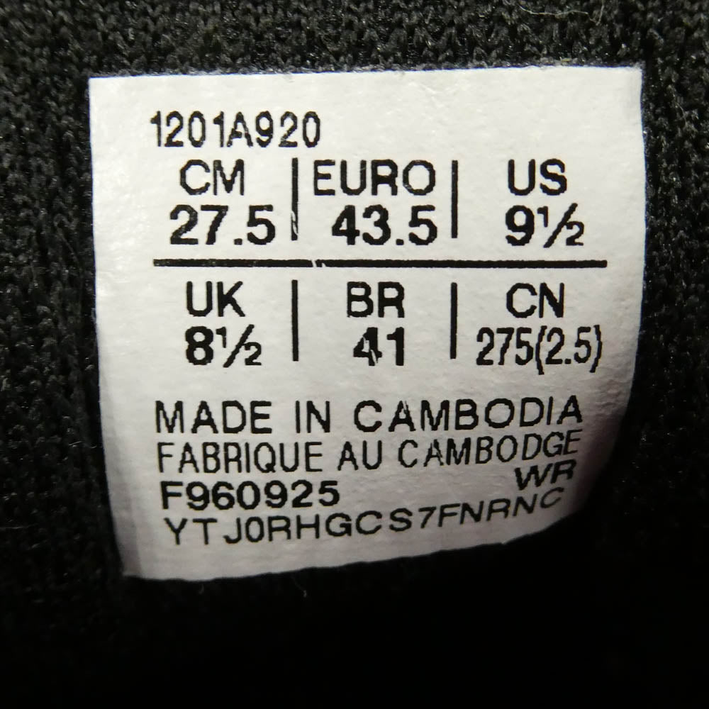 asics アシックス 1201A920-001 JAPAN PRO ジャパン プロ ローカット スニーカー ブラック系 ホワイト系 27.5cm【中古】