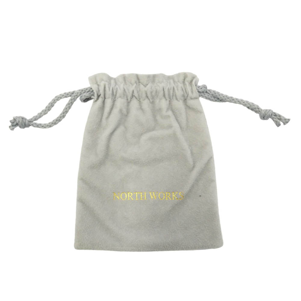 NORTH WORKS ノースワークス W-042 900Silver Round Cuff バイアスパターン ナバホスタイル ラウンド バングル ブレスレット インディアンジュエリー シルバー系【中古】
