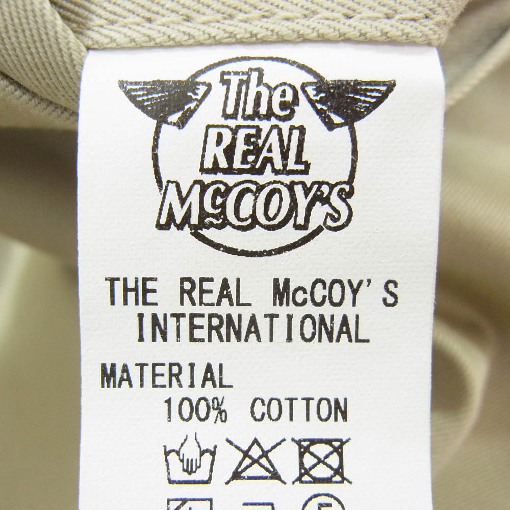 The REAL McCOY'S ザリアルマッコイズ MP19010 JOE McCOY CHINO TROUSERS ブルー シール チノ トラウザーズ パンツ ベージュ系 32【中古】