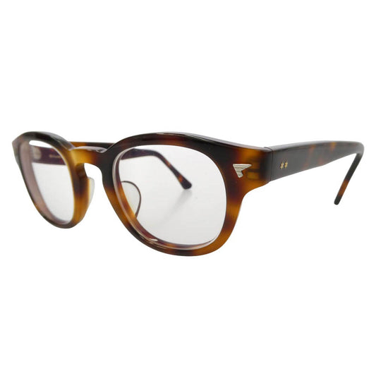BJ CLASSIC BJ クラシック P-551 C-55 デミ ボストン ウェリントン アイウェア メガネ 眼鏡 度入り 44□23-143 ブラウン系 44□23-143【中古】