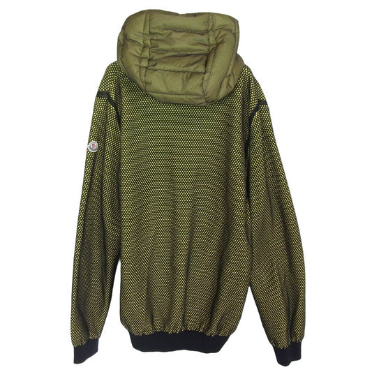 MONCLER モンクレール 19AW E10919420300 MAGLIA TRICOT CARDIGAN マグリア トリコット ジップアップ フーディ カーディガン XL イエロー系 XL【美品】【中古】