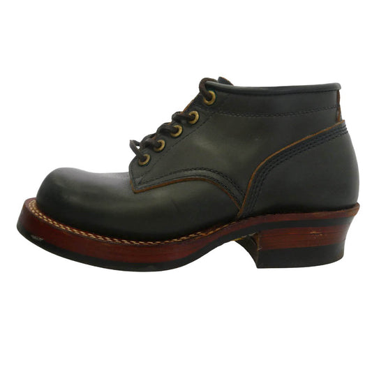 ゼローズ Standard Boots レザー スタンダード ブーツ ダークネイビー系 7EE【中古】