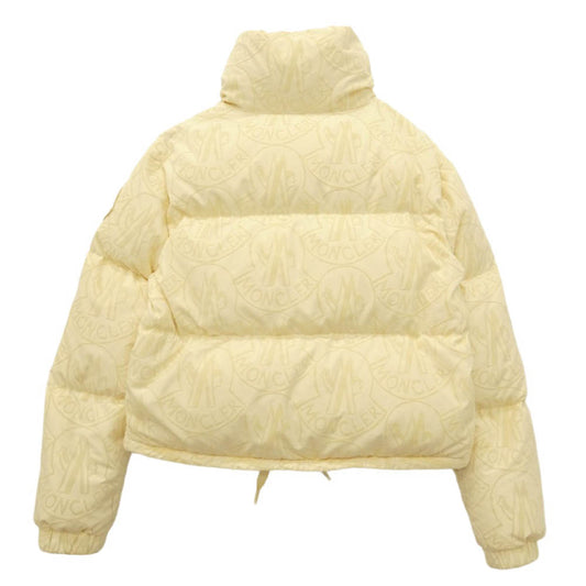 MONCLER モンクレール 23AW I20931A00202 MERLE 総柄 ダウン ジャケット オフホワイト系 1【中古】