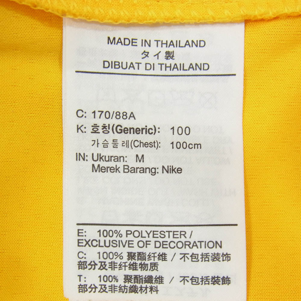 NIKE ナイキ CW3669-738 NBA LOS ANGELES LAKERS ロサンゼルス レイカーズ メッシュ ゲームシャツ ユニフォーム トップス イエロー系 M【中古】