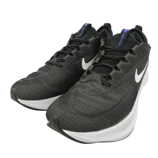 NIKE ナイキ CT2392-001 Zoom Fly 4 ズーム フライ ローカット スニーカー ブラック系 ホワイト系 28cm【中古】