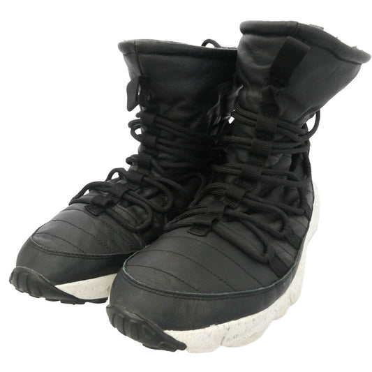 NIKE ナイキ 728746-001 FOOTSCAPE ROUTE SNEAKERBOOT フットスケープ ルート スニーカー ブーツ ブラック系 ホワイト系 28.5cm【中古】