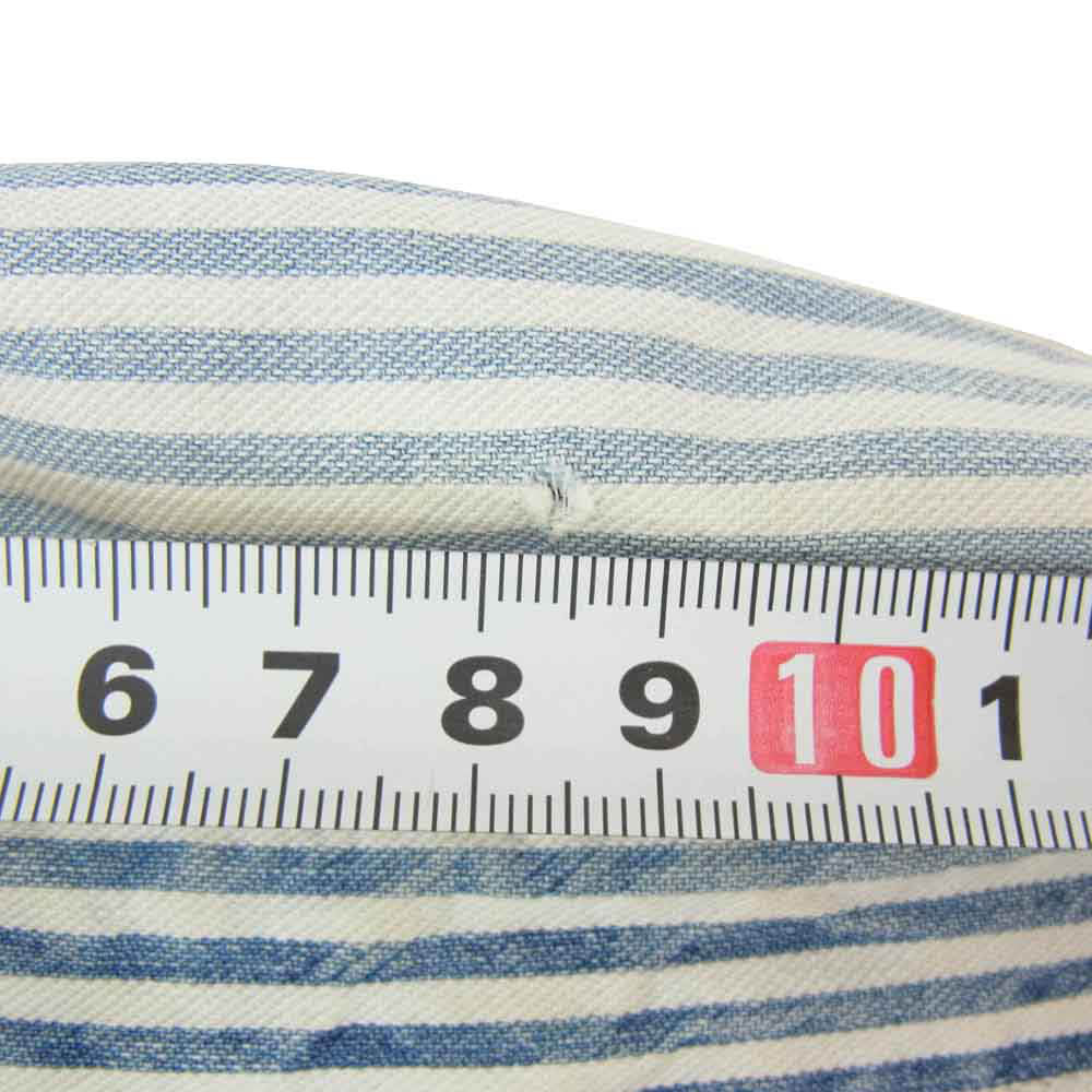 VISVIM ビズビム 22SS 0122105006006 COVERALL HICKORY ヒッコリー カバーオール ジャケット ブルー系 3【中古】