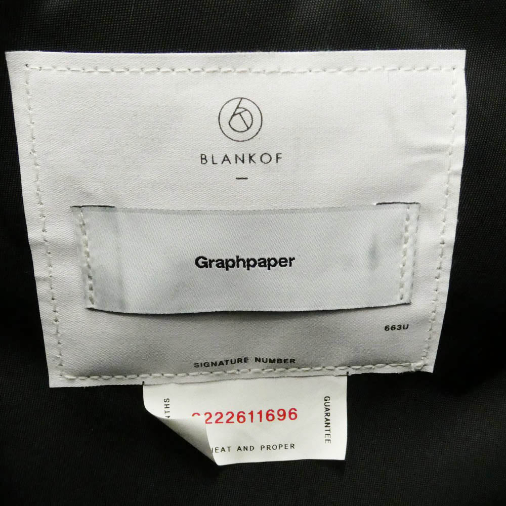 GRAPHPAPER グラフペーパー 25AW BS 20-1 Blankof別注 Small Crescent Bag L ブランコフ スモール クレッセント ショルダー バッグ ブラック系【中古】