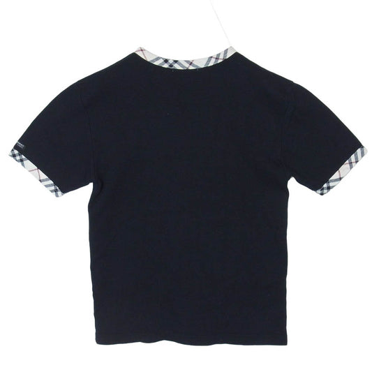 BURBERRY BLACK LABEL バーバリーブラックレーベル BMV51-980-09 ノバチェック Tシャツ 半袖 カットソー ブラック系 2【中古】