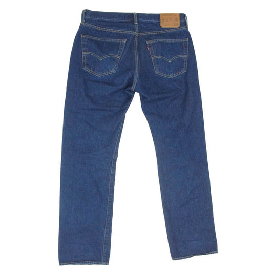 Levi's リーバイス PC9-0040K-0000 Right-on限定 501 セルビッチ ボタンフライ ストレート デニム パンツ インディゴブルー系 34【中古】