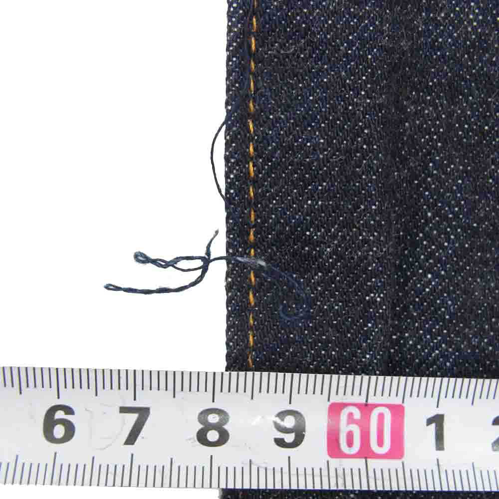 ONI DENIM 鬼デニム ONI900HM-60XX 12oz ハンドメイド ジーンズ ワイドストレート デニム パンツ W32 インディゴブルー系 32【極上美品】【中古】