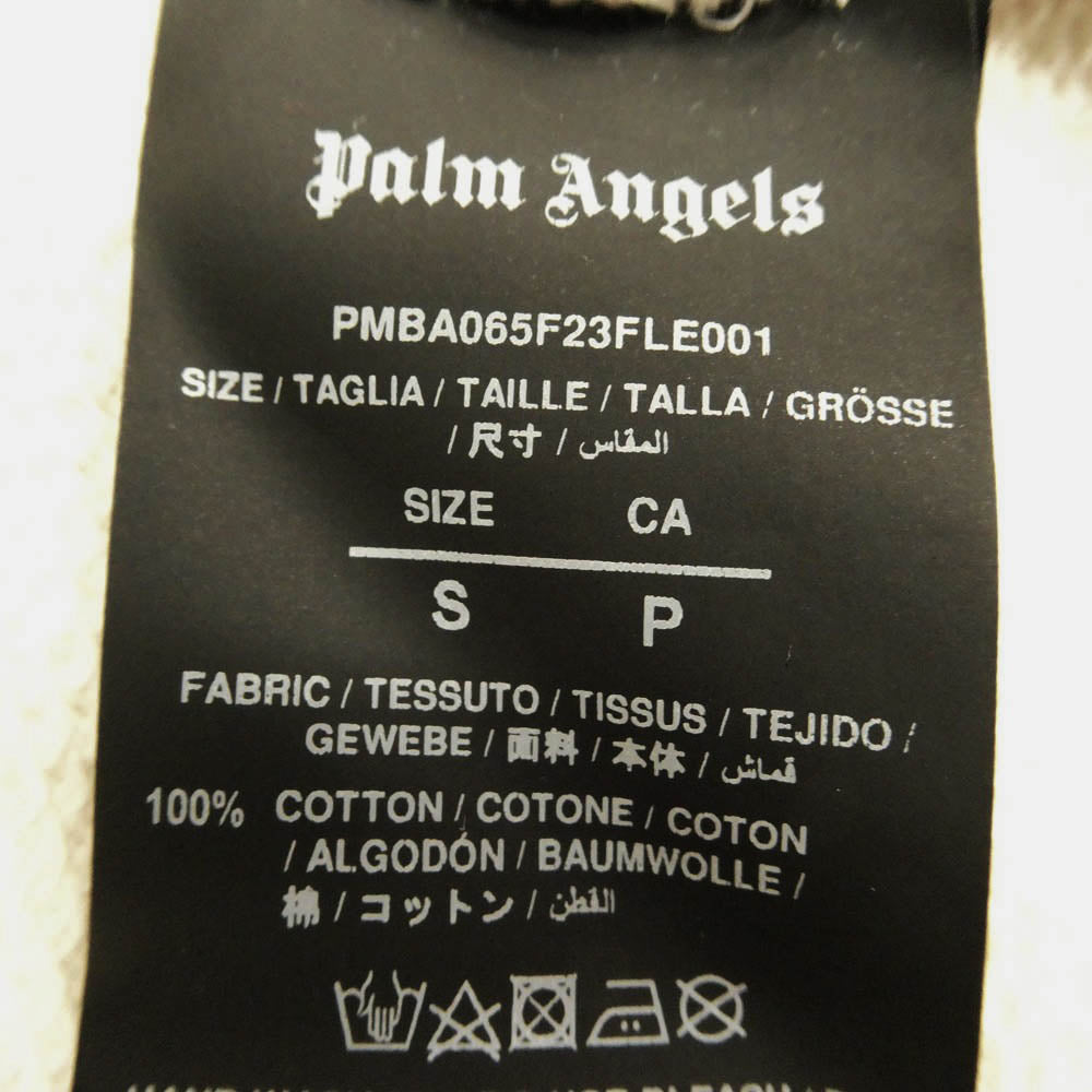 PALM ANGELS パームエンジェルス PMBA065F23FLE001 グラフィック プリント クルーネック スウェット トレーナー ライトベージュ系 S【中古】