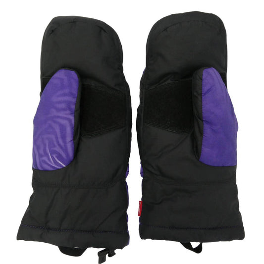 Supreme シュプリーム THE NORTH FACE ノースフェイス 23SS NN02303I × THE NORTH FACE ノースフェイス Trompe Loeil Printed Montana Mitt ロゴプリント 手袋 ミトン グローブ パープル系 ブラック系 L【中古】