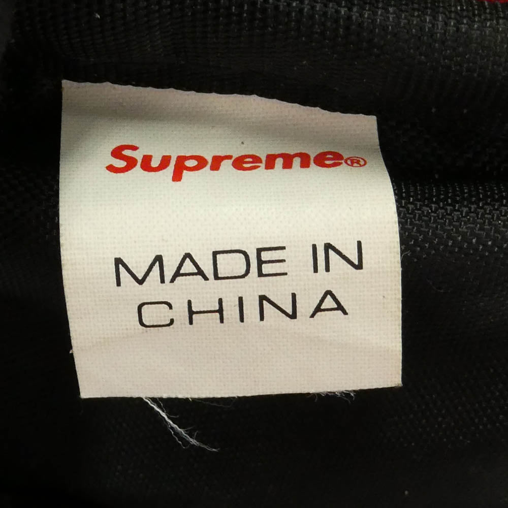 Supreme シュプリーム 14SS Logo Backpack CORDURA サイドロゴ バックパック リュック バッグ レッド系 ブラック系【中古】