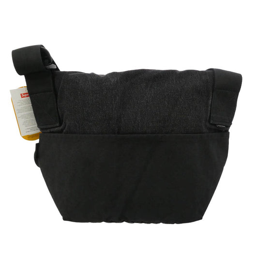 Supreme シュプリーム 25AW Denim Messenger Bag ボックスロゴ デニム メッセンジャー バッグ ブラック系 27×38×19cm【新古品】【未使用】【中古】