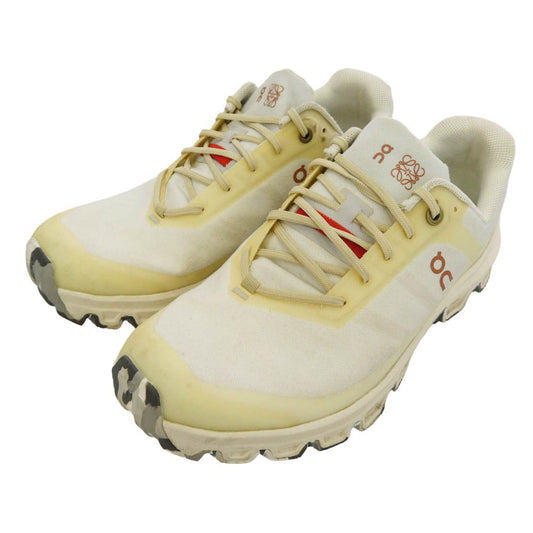 LOEWE ロエベ ON オン フェイクバスターズ鑑定済 On Cloudventure オン クラウドベンチャー ローカット スニーカー ランニングシューズ オフホワイト系 ベージュ系 38【中古】