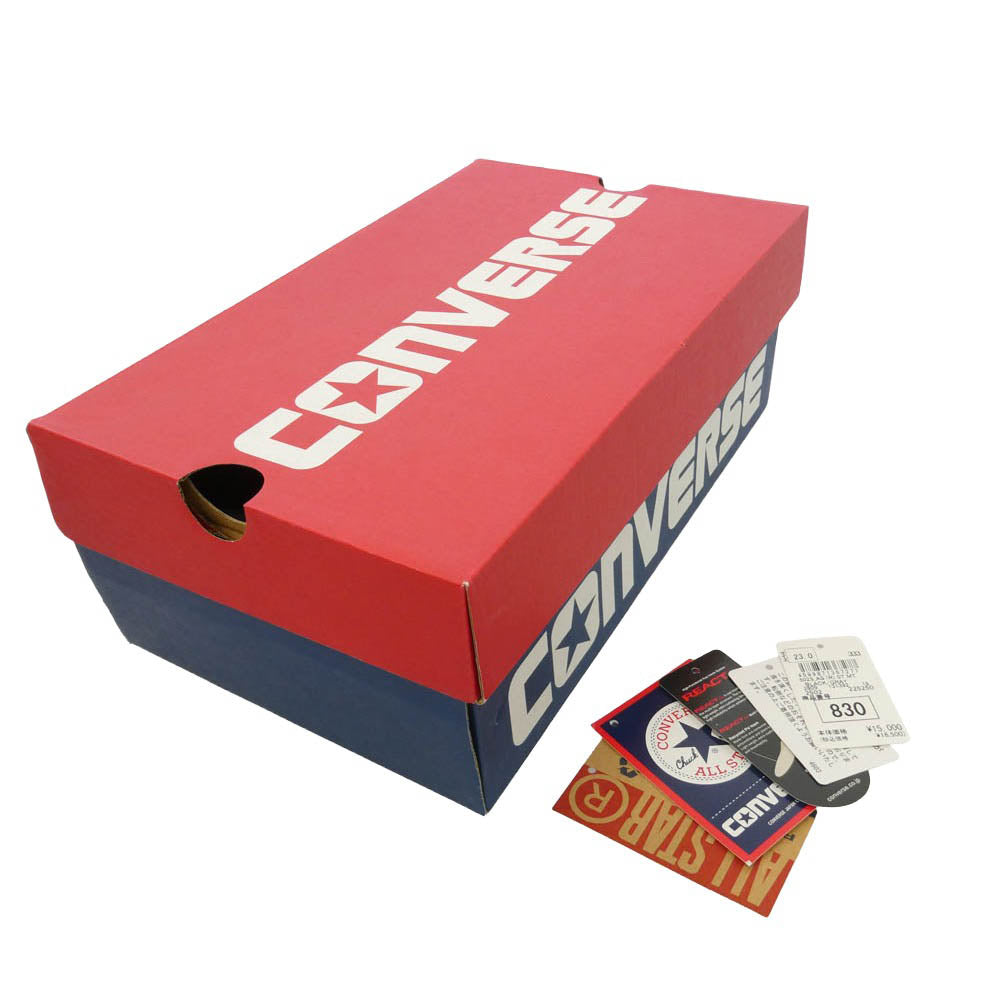 CONVERSE コンバース 31313920 ALL STAR SURGETRAINER MT OX オールスター サージトレーナー ローカットスニーカー ブラック系 シルバー系 23cm【新古品】【未使用】【中古】