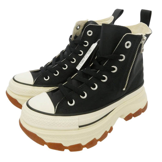 CONVERSE コンバース 1SF084 ALL STAR TREKWAVE NL Z HI オールスター トレックウエーブ ハイカットスニーカー ブラック系 オフホワイト系 23.5cm【極上美品】【中古】