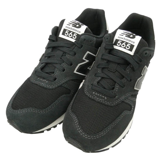 NEW BALANCE ニューバランス ML565EB1 565 Black ブラック ローカットスニーカー ブラック系 グレー系 23.5cm【極上美品】【中古】