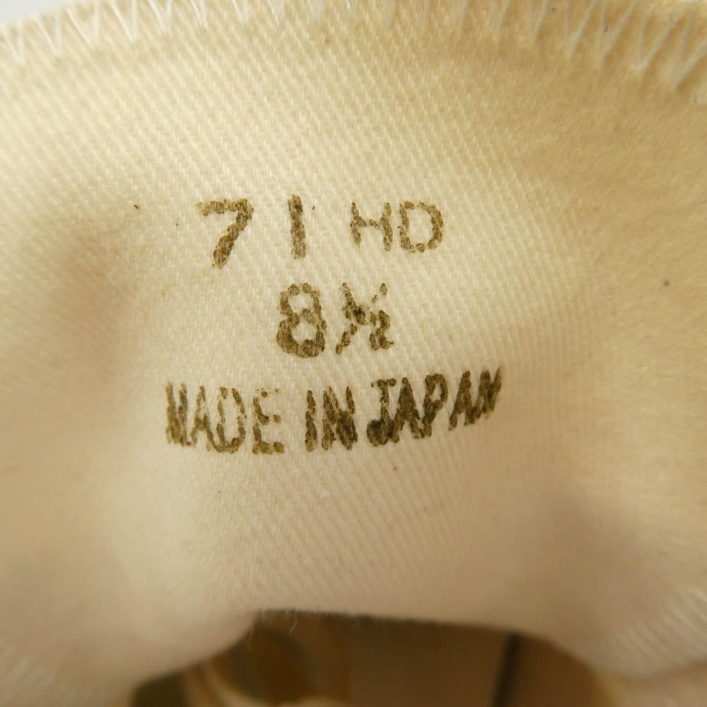 Nigel Cabourn ナイジェルケーボン ARMY TRAINERS アーミー トレーナー キャンバス ローカット スニーカー ホワイト オフホワイト系 8 1/2【中古】