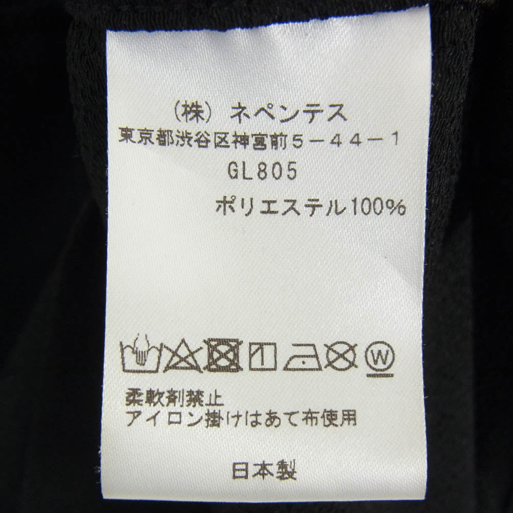 South2 West8 サウスツーウェストエイト GL805 One-up Shirt Poly Crepe Cloth クレープクロス ワンナップ オープンカラー 長袖 シャツ ブラック系 M【中古】