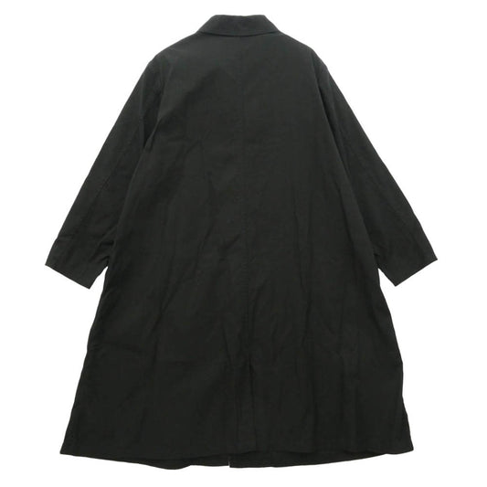 PORTER CLASSIC ポータークラシック POPLIN RIDING COAT ポプリン ダブルジップ ライディングコート ブラック系 M【中古】