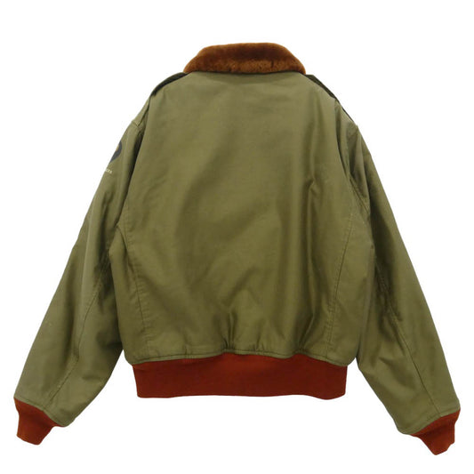 Buzz Rickson's バズリクソンズ BR10968 TYPE B-10 AIR FORCES フライト ミリタリー ジャケット カーキ系 40【中古】