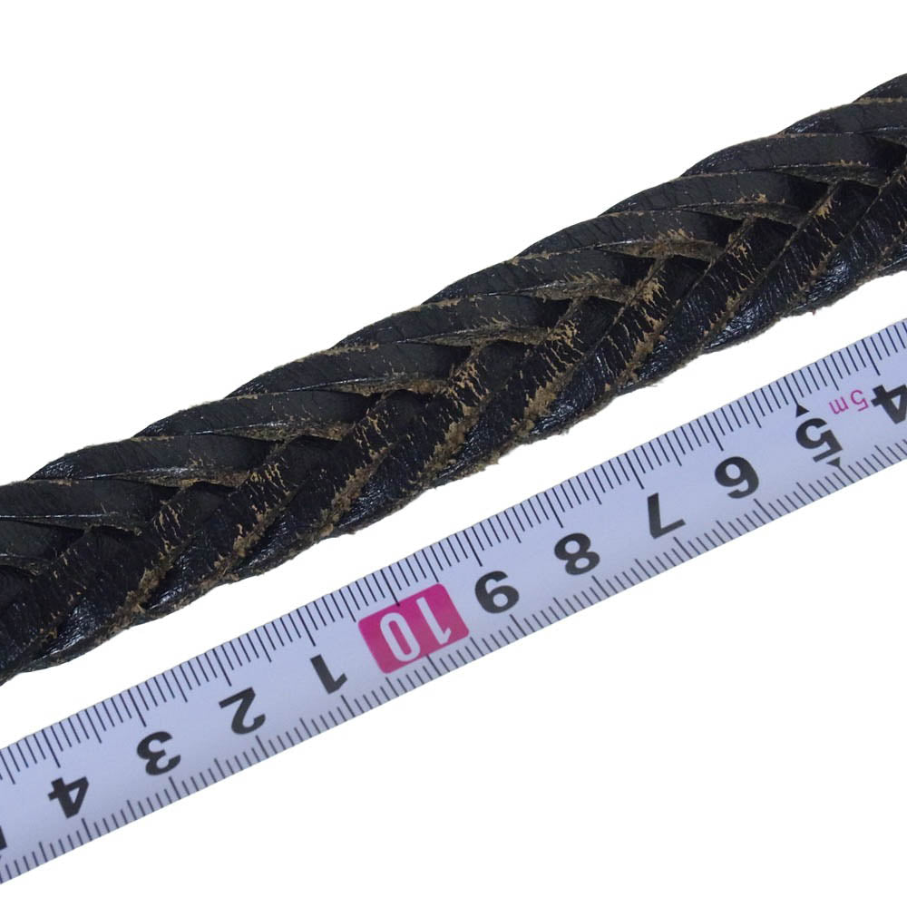 Jieda ジエダ LEATHER WESTERN BELT レザー ウエスタン ベルト ブラック系【中古】