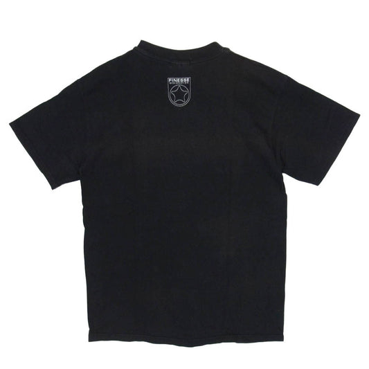 GOODENOUGH グッドイナフ 90s FINESSE Hanes BEEFY フィネス ヘインズ ボディ 仕様 半袖 スター プリント Tシャツ ブラック グリーン ブラック系 M【中古】