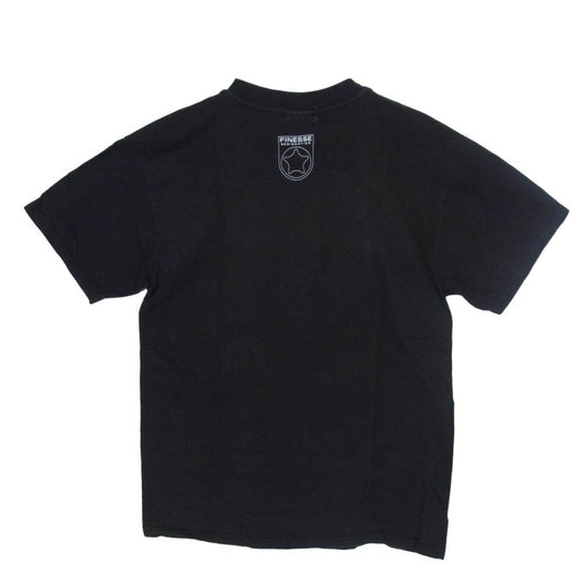 GOODENOUGH グッドイナフ 90s FINESSE Hanes BEEFY フィネス ヘインズ 半袖 スター プリント Tシャツ ブラック イエロー ブラック系 M【中古】