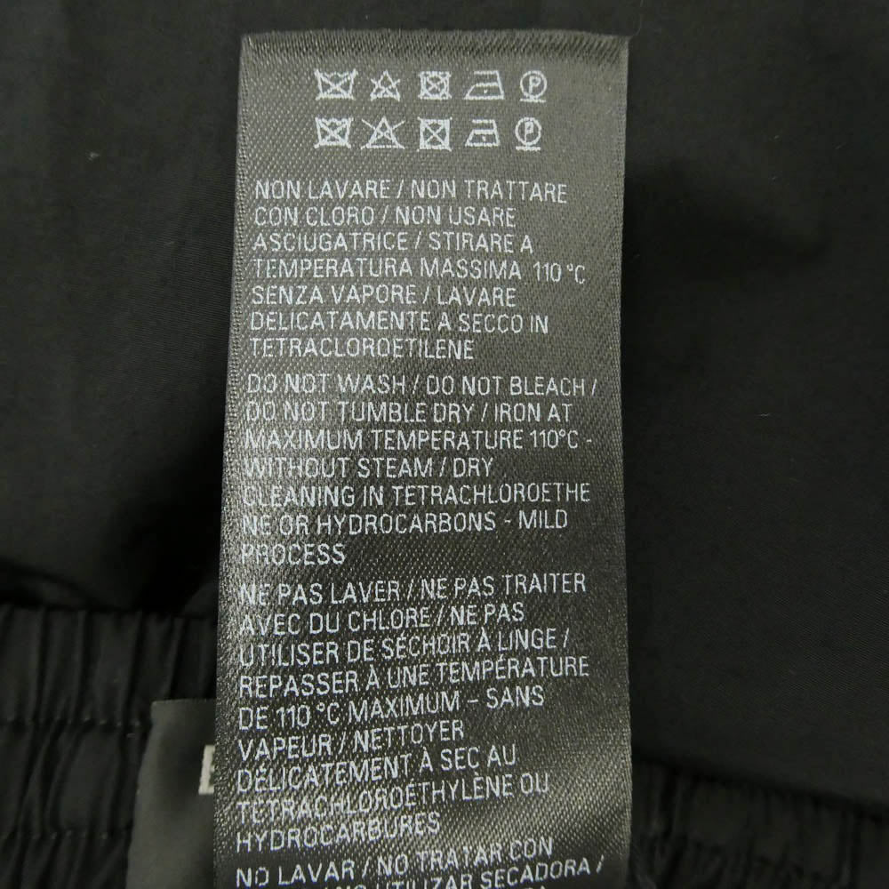 BALENCIAGA バレンシアガ 23SS 770502 TNQ25 Double Front Tracksuit Trousers ダブルフロント レイヤードワイド バギー パンツ ブラック系 XXS【中古】