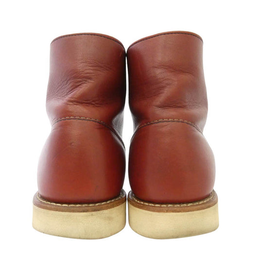 RED WING レッドウィング BEAMS ビームス 9872 × BEAMS ビームス 別注 半円犬タグ アイリッシュセッター プレーントゥ ブーツ ブラウン系 US10D【中古】